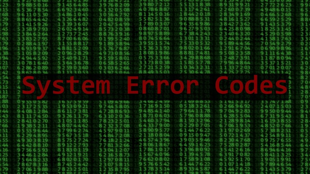 error code